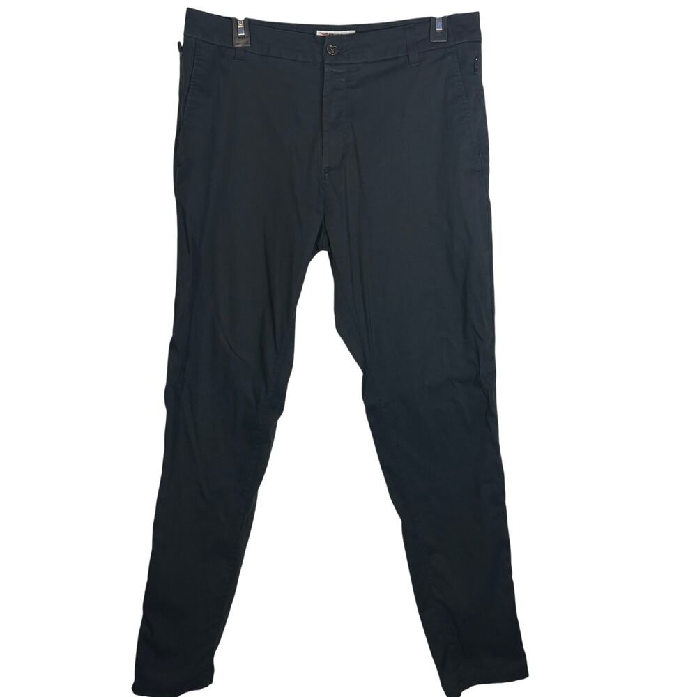 Bird Dogs Men's Black Stretch Chino Pants 34x34 Slim Performance Casual